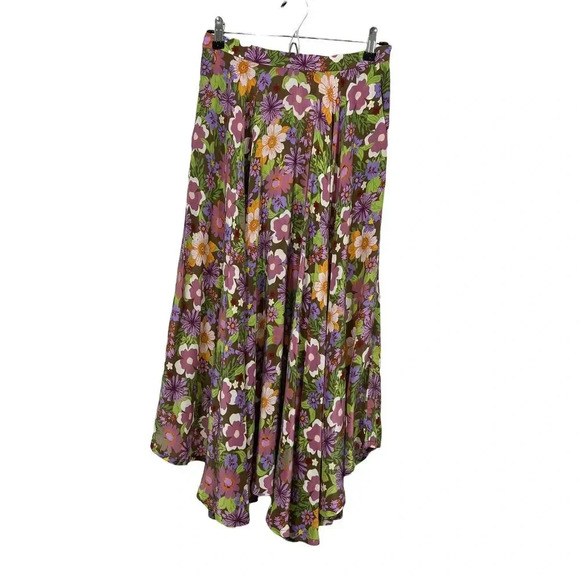 LHD French Riviera Floral Print Skirt Size 4 NWT - Picture 2 of 9